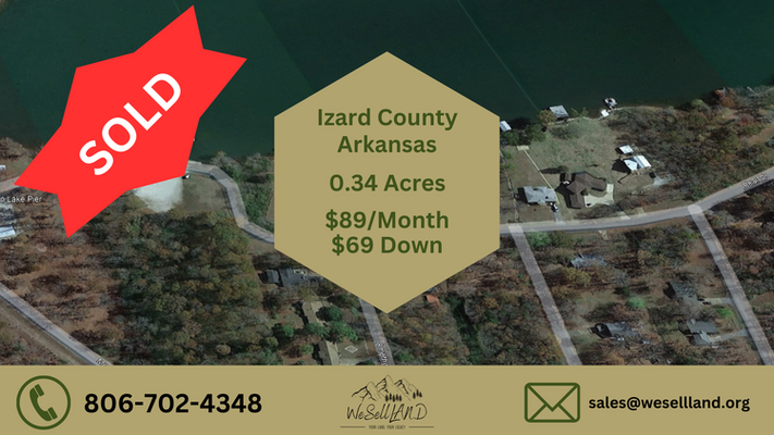 Tired of City Living? Embrace the Small Town Ambiance on 0.34-Acre in Izard County for Only $69 Down and $89/Month