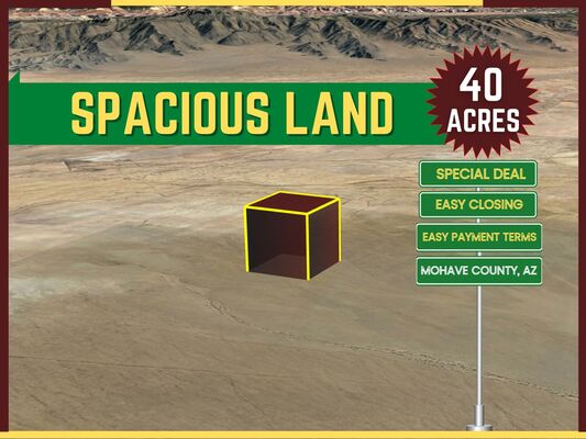 Secure your Family’s Legacy Today – 40 Acres Mohave County, AZ Land! 350/Month, Owner Financing!