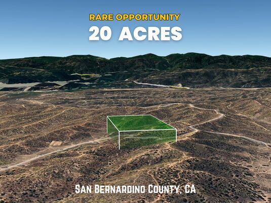 20 Acres in Hesperia, CA – Just 21 Minutes from Downtown!