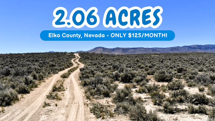 Your Grand Outdoor Dreams Await!2.06 Ac In Elko,NV @$125/MO!