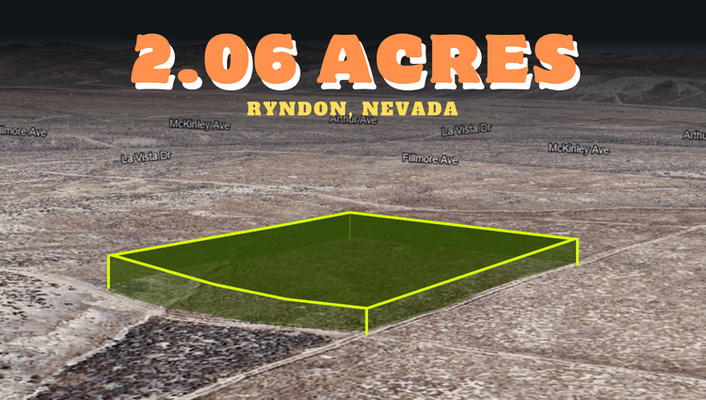 Own Your Nature's Playground! 2.06 Ac In Ryndon,NV @$125/MO!