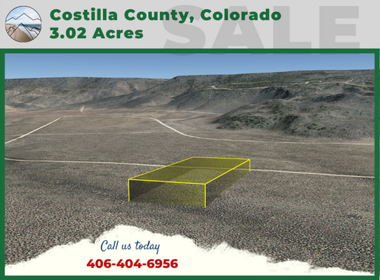 3.02 acres of Adventures in CO. HOT Deal for you!