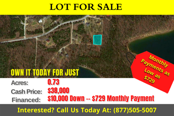 Amazing 0.73 Acre wooded lot, Lakefront, Blue Eye,