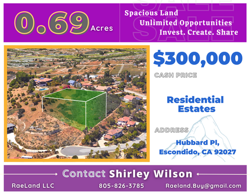 0.69-Acre Residential Estate Lot in Escondido - Build Your Dream Home Here!