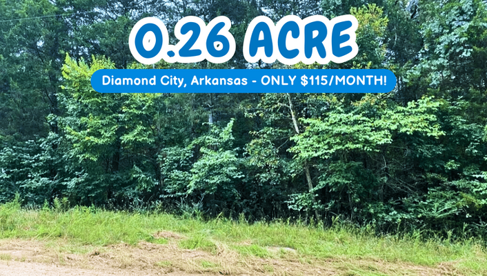 See Arkansas' Natural Beauty!0.26 Acre In Boone,AR @$115/MO!