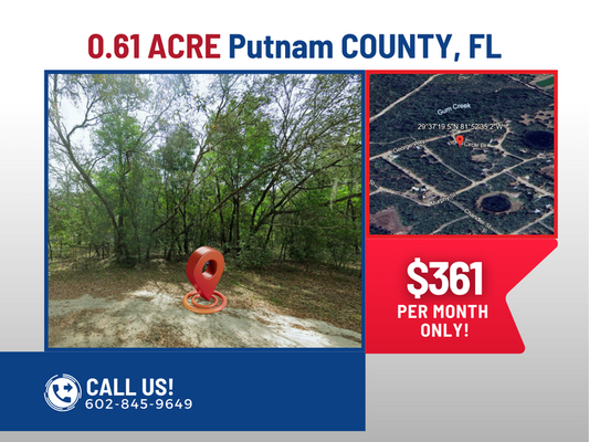 Live near lush hills & lakes! Power-ready 0.61-acre lot!