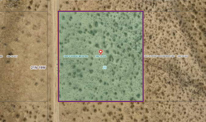 Mobile home friendly 2.35 Acre Easy Access in Mohave county AZ!