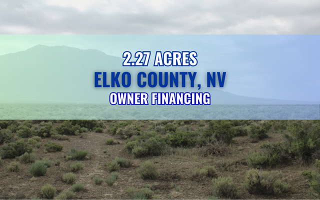 SOLD!Elko Flat Land & Water Nearby <strong> <span style='color:red;'><s>$299 </s></span></strong>$150 Down!