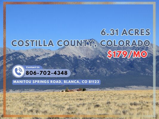 SOLD: Discover Calm and Seclusion in Costilla, CO