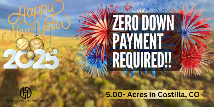 $169 Monthly for 5 Acres of Colorado Beauty. ACT FAST!!