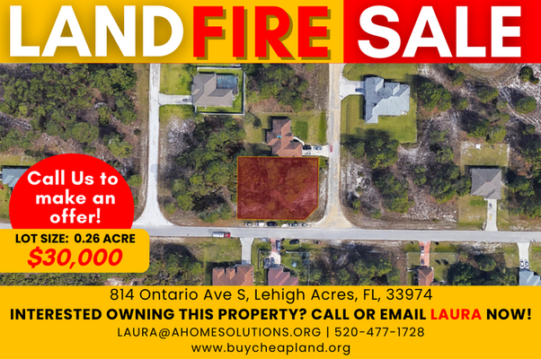 Affordable 0.26ac Corner Lot in Growing Lehigh Acres, FL!