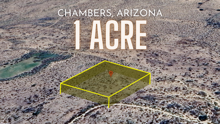 Build It Your Way! 1 Acre In Chambers, AZ @$70/MO!