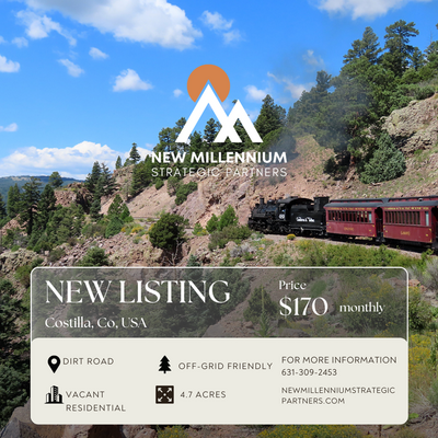 4.7Acres of Bliss in Costilla, CO for just $170/MO