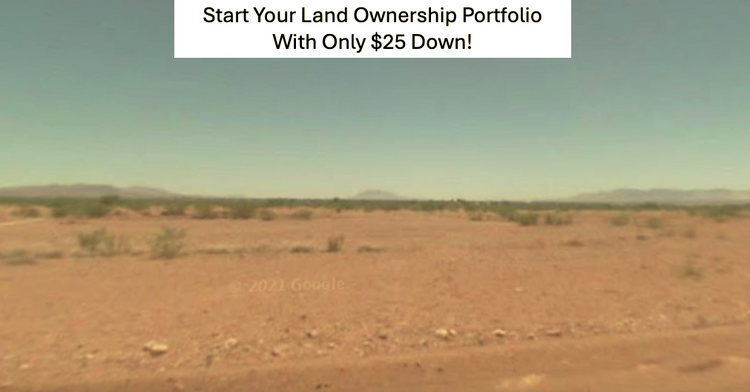 $25 Down Starts Your Land Investment Near Existing Homes!