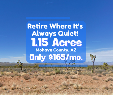 Retire Where It's Always Quiet – $165/Month!