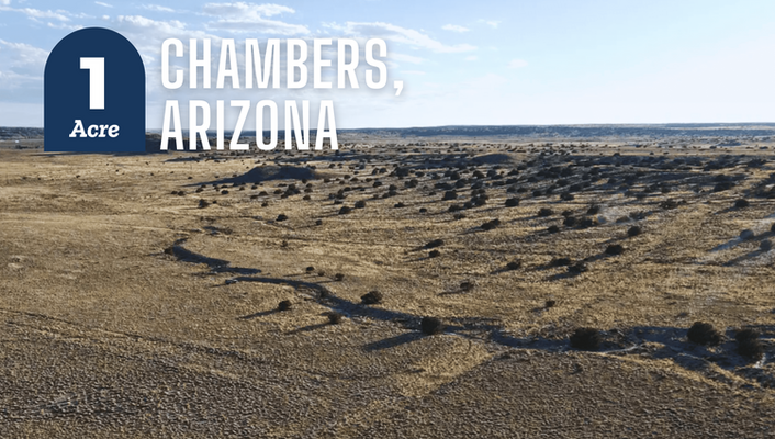 Your Dream Land Awaits! 1.01 Acre In Chambers, AZ @$150/MO!