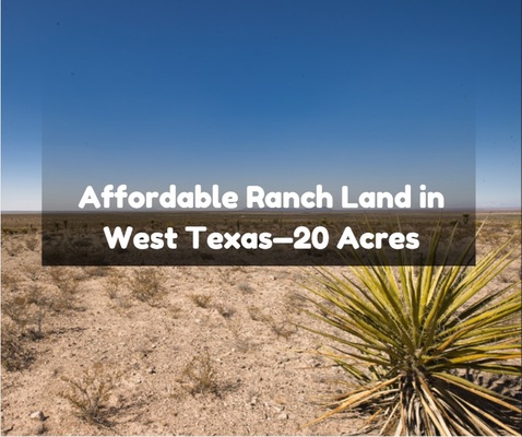 Affordable Ranch Land in West Texas—20 Acres!