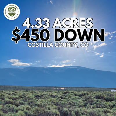 SOLD!4.33 Ac Adventure-Ready w/ Water Hauling <strong> <s>$899 </s></strong>$0 Down!