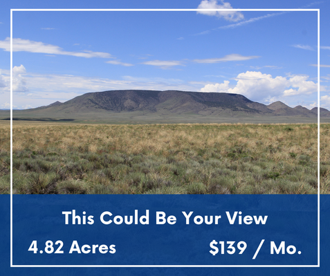 Private, Quiet, and Secluded Land in Costilla County for $139 / mo.