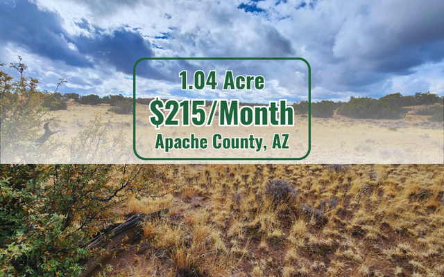 Water Nearby & Road Access in Apache  <del>$500 </del> $250 Down!