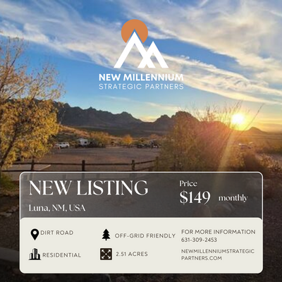 2.51-Acre of Pure Potential in Luna, NM for only $149/MO