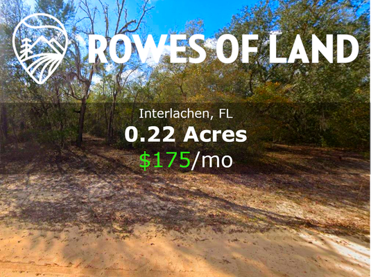 0.22 Acres in Interlachen FL only $175/mo