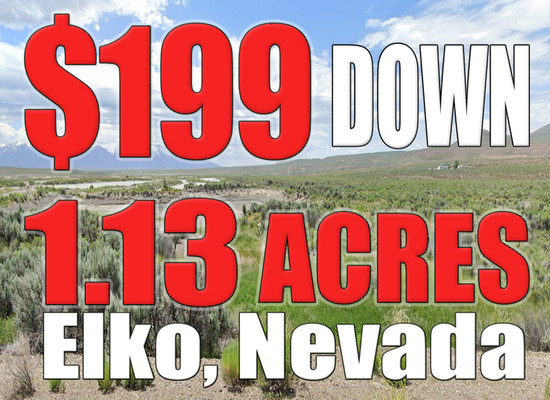 Stunning Serenity! 1.13 Acres in Elko, NV for Only $199/Down!