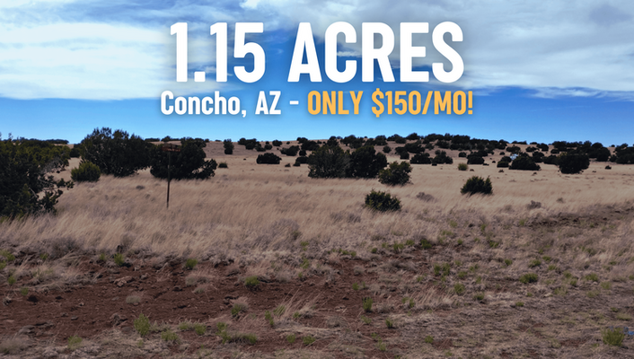 Hello To Serene Living! 1.15 Acres In Concho, AZ @$150/MO!