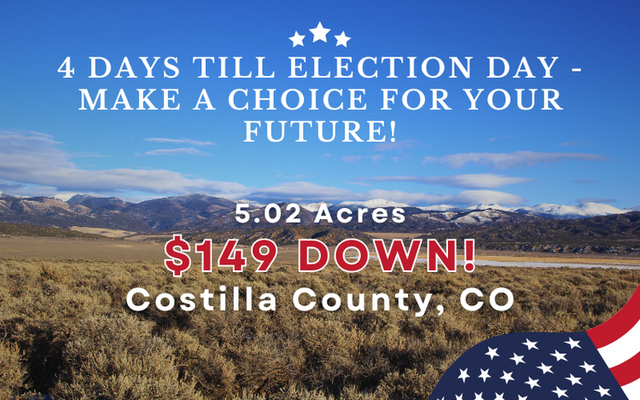 5.02 Acres in Costilla County, CO – Just $149 Down!