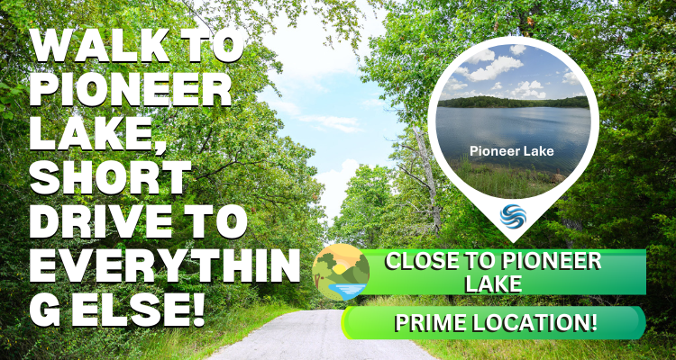 Walk to Pioneer Lake, short drive to everything else!