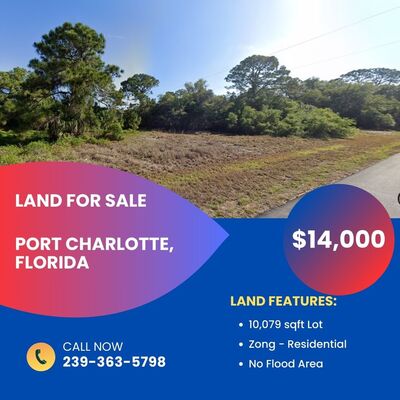 Build Your Dream Home in Port Charlotte, FL - Just $14,000!