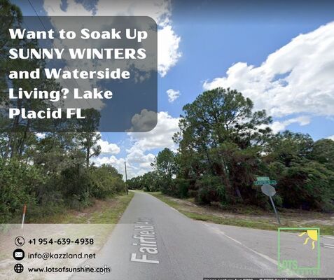 Want to Soak Up SUNNY WINTERS and Waterside Living? Lake Placid FL