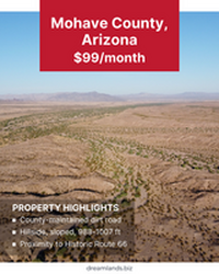 2.34 acres 3  hours away from Phoenix