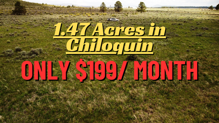 1.47 Acres of Oregon Pines and Mountain Views in Chiloquin