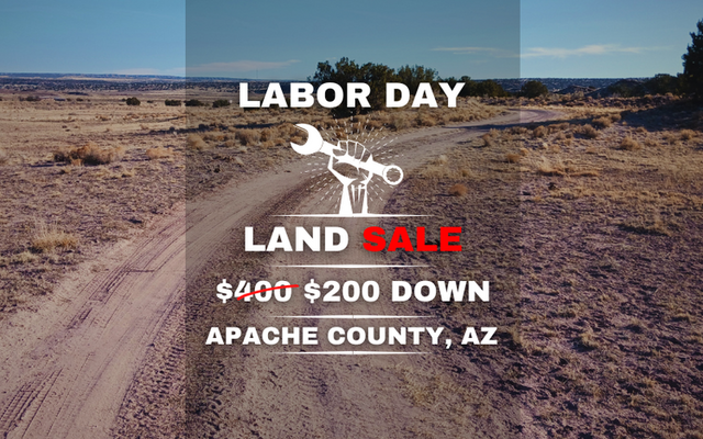 Apache County: Adjacent Land w/ Water Access <del>$400</del> $200 Down!