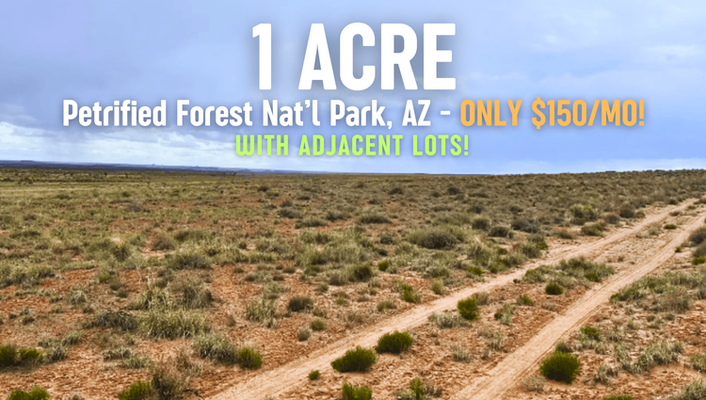 Witness Arizona Skyline! 1.04 Acre In Concho, AZ @ $150/MO!