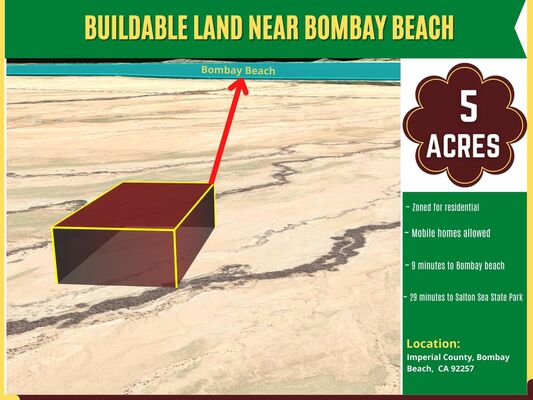 5 acres in Niland, CA - Perfect investment opportunity!