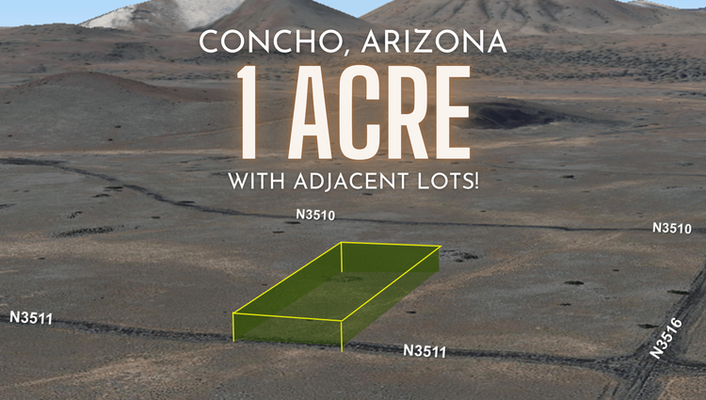 Own Land, Create Legacy! 1 Acre In Concho, AZ @$145/MO!