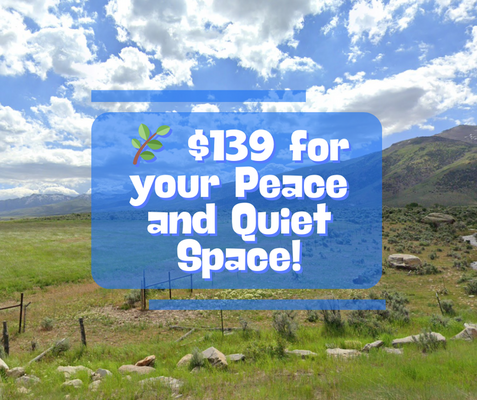 $139 for your Peace and Quiet Space!