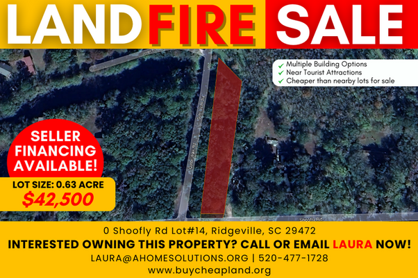 Prime 0.63 Vacant Lot Near Edisto River in Ridgeville, SC