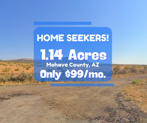 Home Seekers: 1.14 Acres for Just $99/mo.