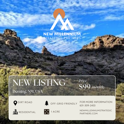 Smart 1 Acre Choice in NM only $99 monthly