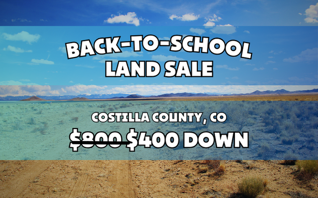 Flat Land: Road Access & Mountain Views <del>$800 down</del> $400 Down!