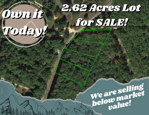 4 Lots Near the Lake! Priced to Go Fast!