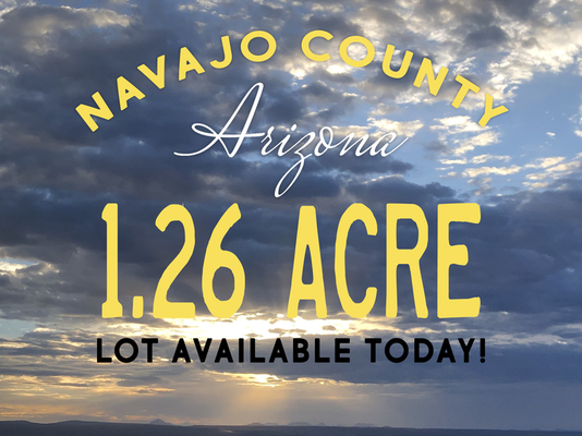 ☀️ Stake Your CLAIM on 1.25 Acres! Only $99 down! Navajo County AZ