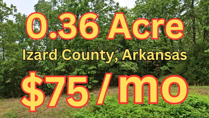 Unlock Leisure Time Bliss: 0.36 Acre in Izard, AR