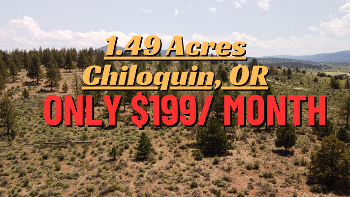1.49 Acres with Well Maintained Roads in Chiloquin, OR