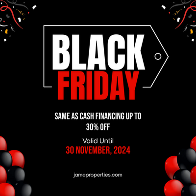 Black Friday Deal: SAME AS CASH FINANCING UP TO 30% OFF!