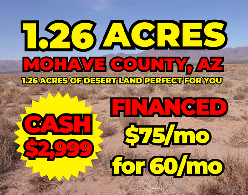 1.26 Acres - Cheap, Valuable, Easy Access