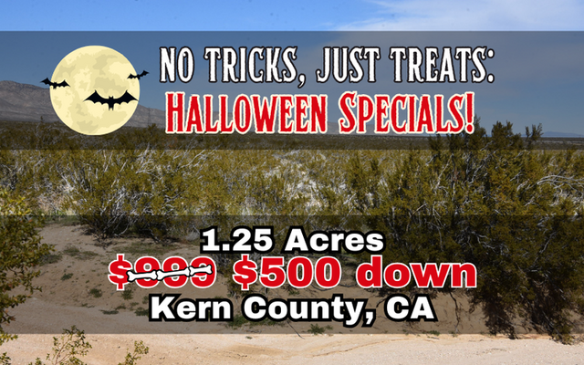 Kern County: Perfect Spot for Dream Home! <del>$999</del> $500 Down!